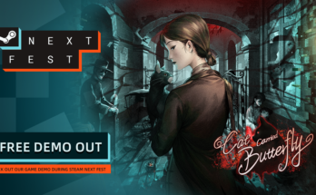 Cat Carried Butterfly