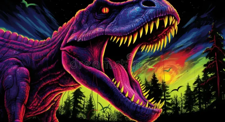 Neon Fantasy: Dinosaurs